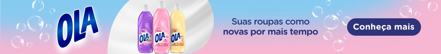 Conheça toda a linha de sabão líquido OLA clicando aqui